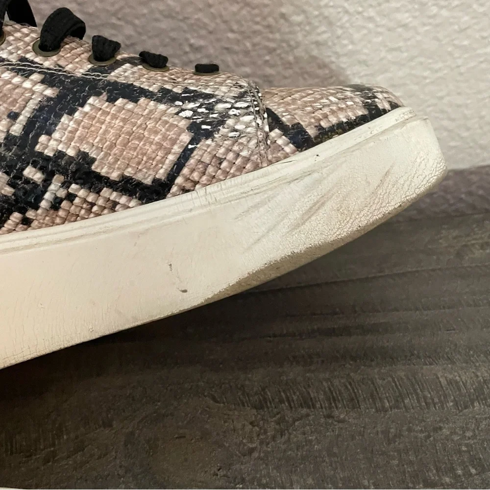 Paolo platform women’s Snake Print Sneakers